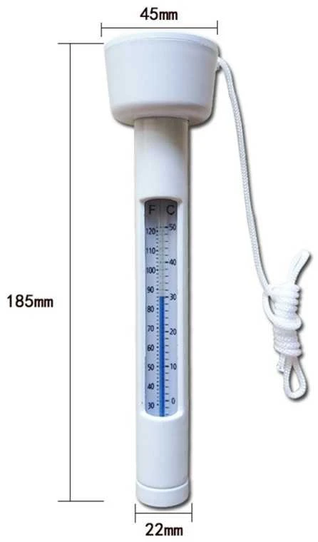 Termometras baseino plaukiojantis