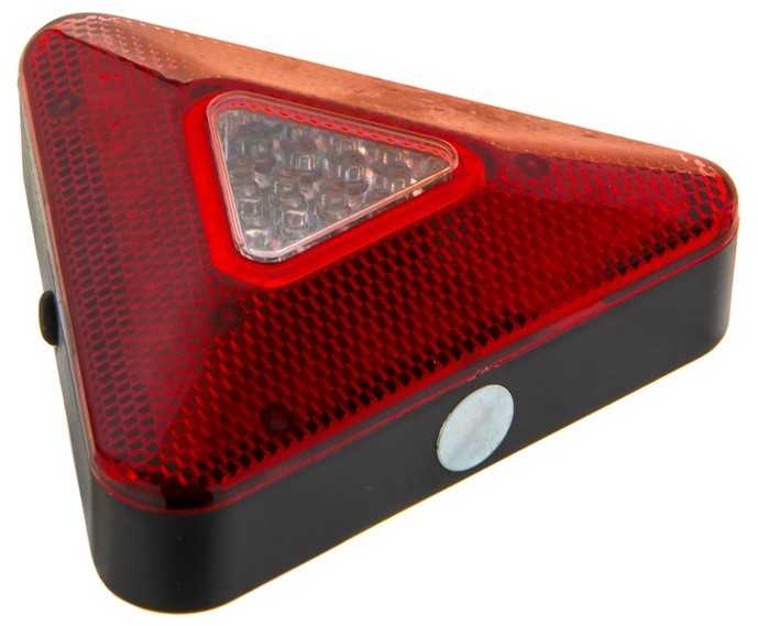 Carcommerce Trikampis įspėjamasis žibintas 39 LED mirksintis