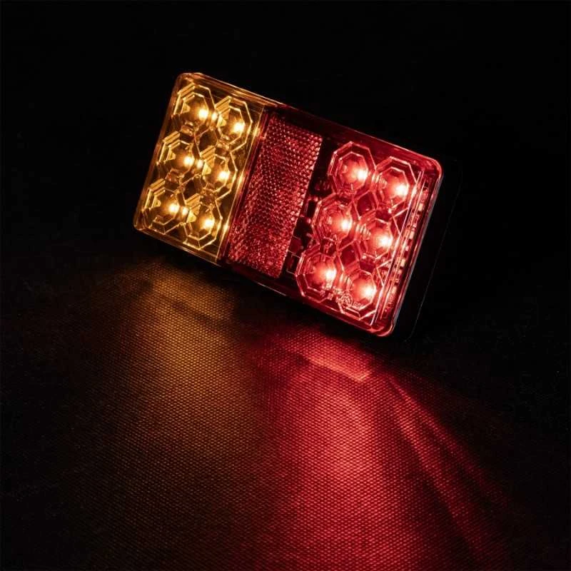 Žibintas LED 16LED galin.pos,stab,gab,nr.12V