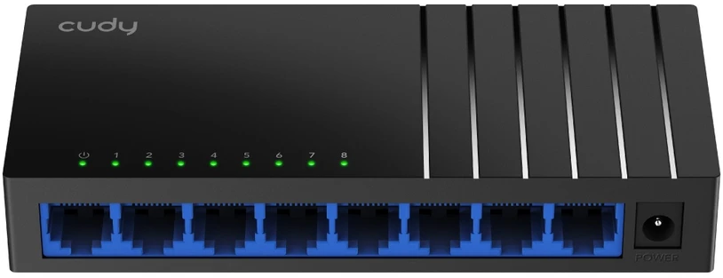 Tinklo Įranga - Cudy Jungiklis GS108D 8-Port 1Gbps 150x80x65mm