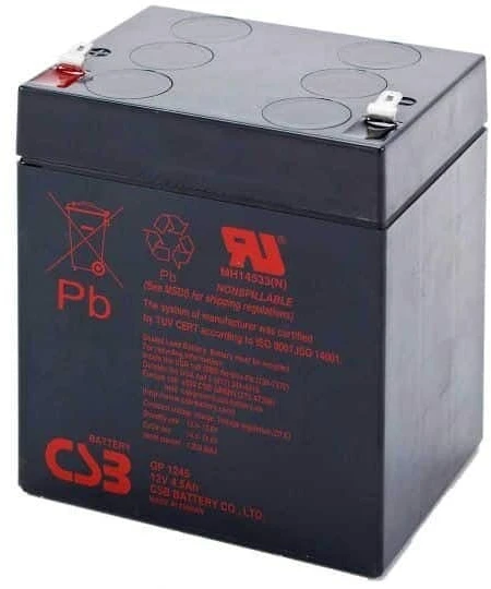 Akumuliatorius CSB (4.5Ah, 12V, F1)