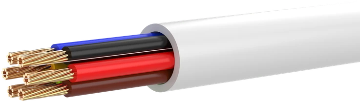 Apsauginis kabelis Hikvision (6x0.22 Cu, Eca, 100 m)
