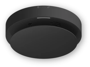 Belaidis dūmų ir karščio detektorius Hikvision AX PRO DS-PD451SMK-WE (juoda, 1200 m, 868 MHz)