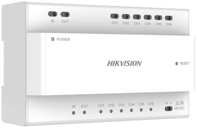 Dviejų laidų vaizdo/garso skirstytuvas Hikvision DS-KAD7060EY-S