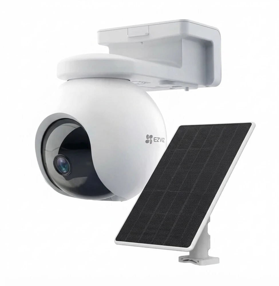 EZVIZ CS-EB8/SP 4G akumuliatorinė valdoma lauko kamera su saulės panelė komplektas(4K, IP65)