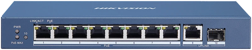 Šakotuvas Komutatorius PoE HikVision DS-3E0510P-E