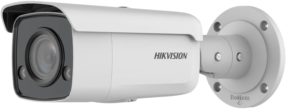 Hikvision bullet DS-2CD2T87G2-L F2.8 (be bazės) (balta, 8 MP, 60 m. LED, ColorVu)