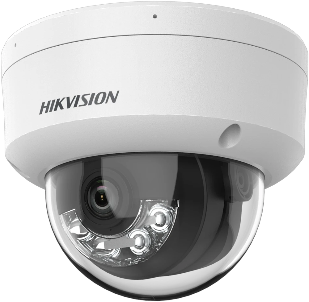 IP kamera Hikvision dome DS-2CD1143G2-LIU F2.8 (juoda, 4 MP, 30 m. IR)