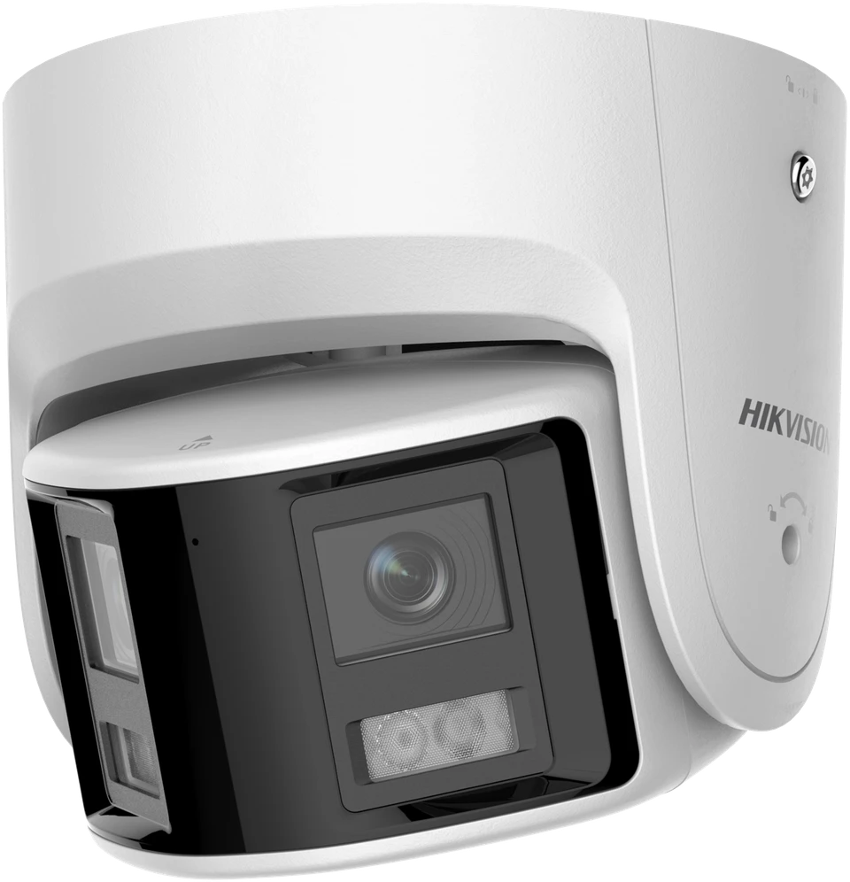 IP kamera DS-2CD2346G2P-ISU/SL(2.8MM)(C) panoraminė Acusense - 4 Mpx 2 x 2,8 mm Hikvision