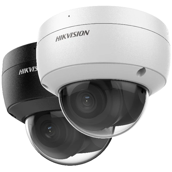 „Hikvision“ kupolinė vaizdo kamera DS-2CD2146G2-I F4 (balta, 4 MP, 30 m IR, „AcuSense“)