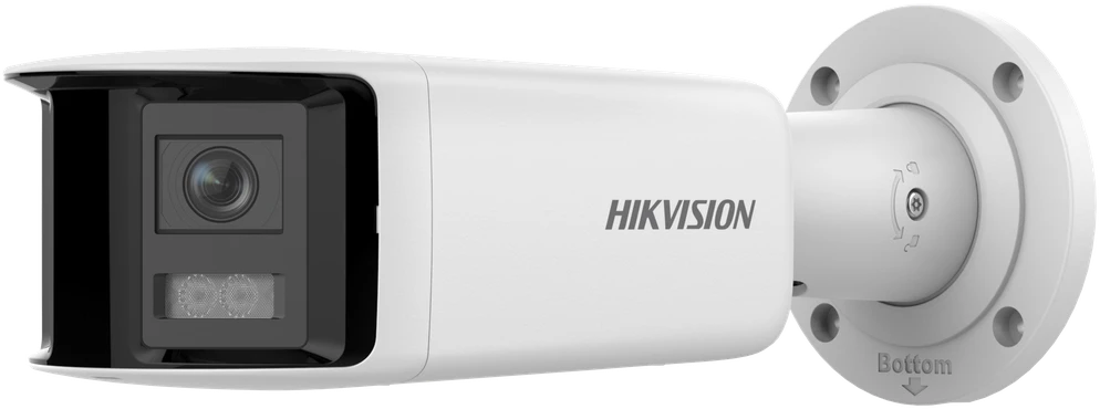 IP KAMERA DS-2CD2T46G2P-ISU/SL(2.8MM)(C) PANORAMINĖ ACUSENSE - 4.1 Mpx 2 x 2.8 mm Hikvision