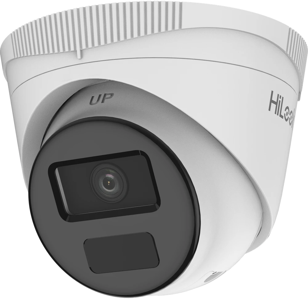 Hikvision „HiLook“ kupolinė kamera IPC-T241H-C F2.8 (4 MP, 104°, IR 20 m, H.265+, IP67, PoE)