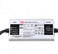 Impulsinis maitinimo šaltinis LED 96W 12V 8A IP67, dimeriuojamas, Mean well XLG-100-12-A