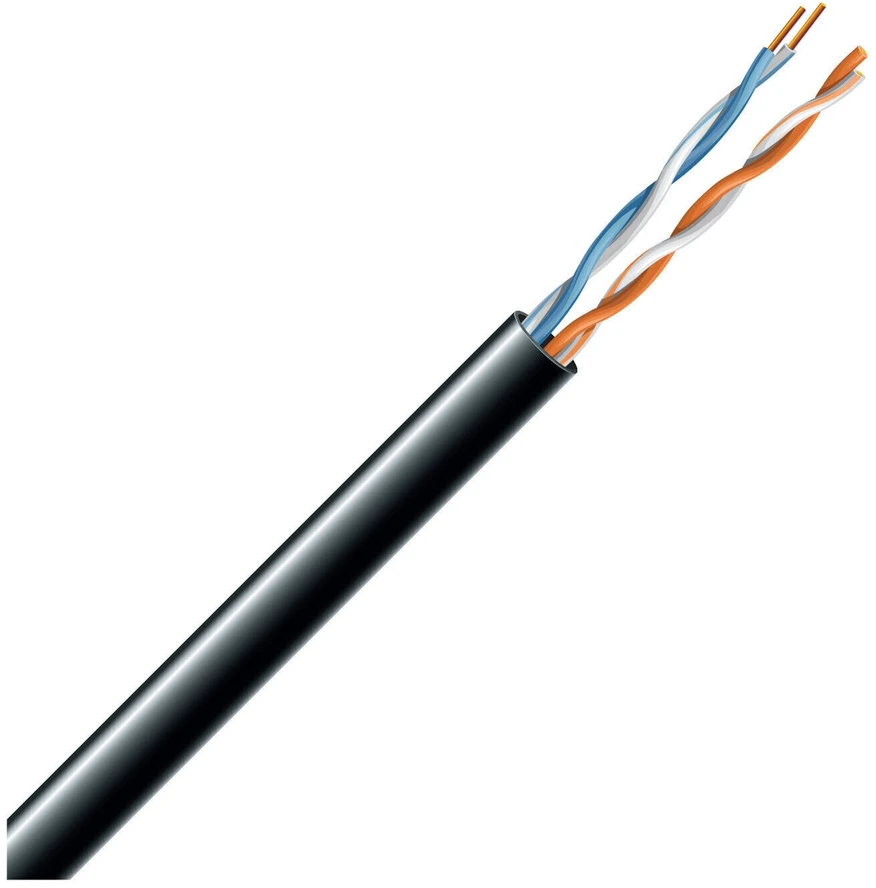 LAN tinklo kabelis ECG UTP 5e (E) (lauko, PE, Fca, 305m, E)