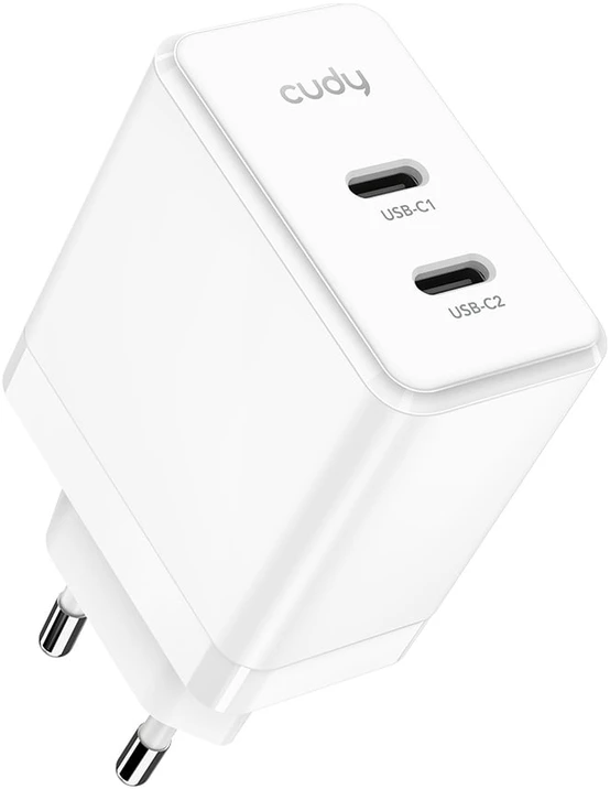 Sieninis įkroviklis Cudy CH40_EU (2x USB-C, 40W)