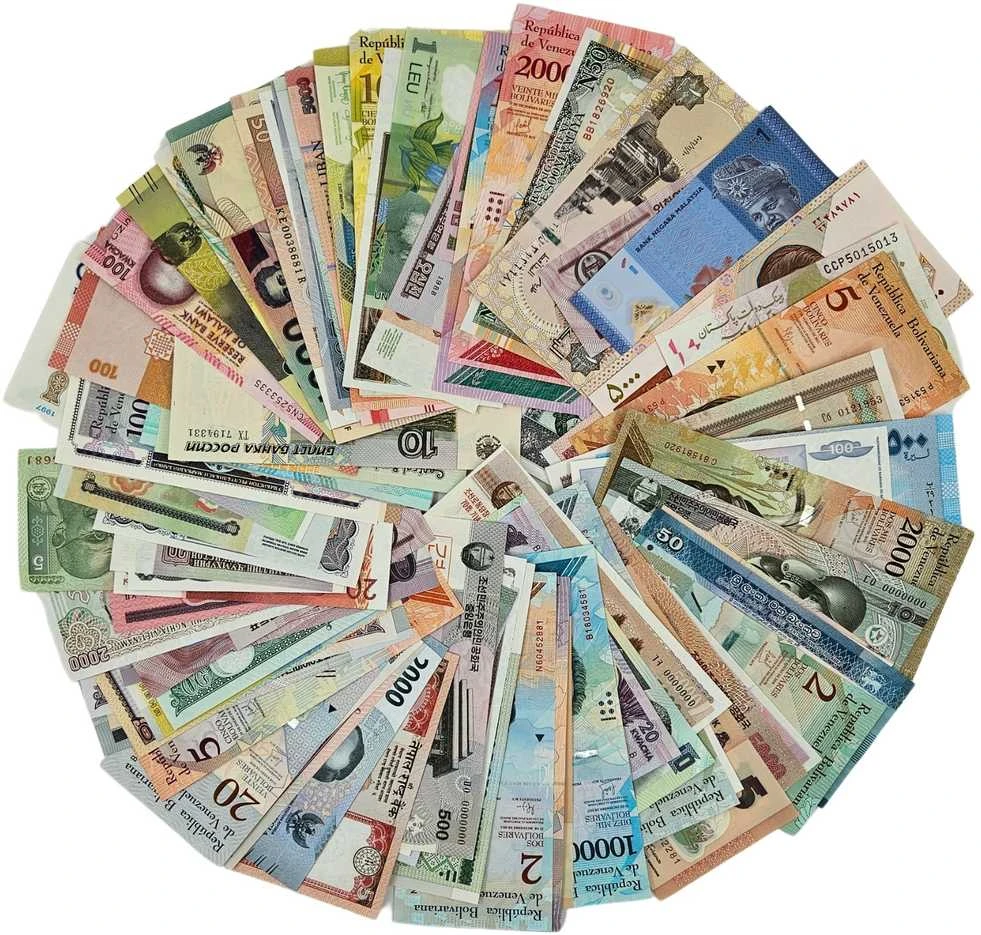 FIT2 100 pasaulio banknotų kolekcijos rinkinys, autentiški UNC, dovanų dėžutė