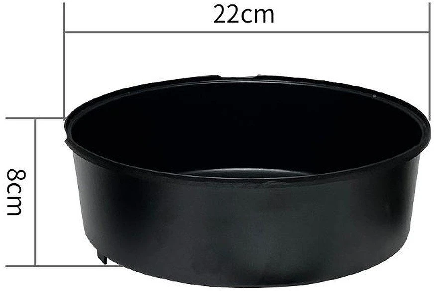 4 in 1 karšto oro gruzdintuvė su stikline taure, griliu ir puodu, 4 l FIT2, 1200 W, 16 programų