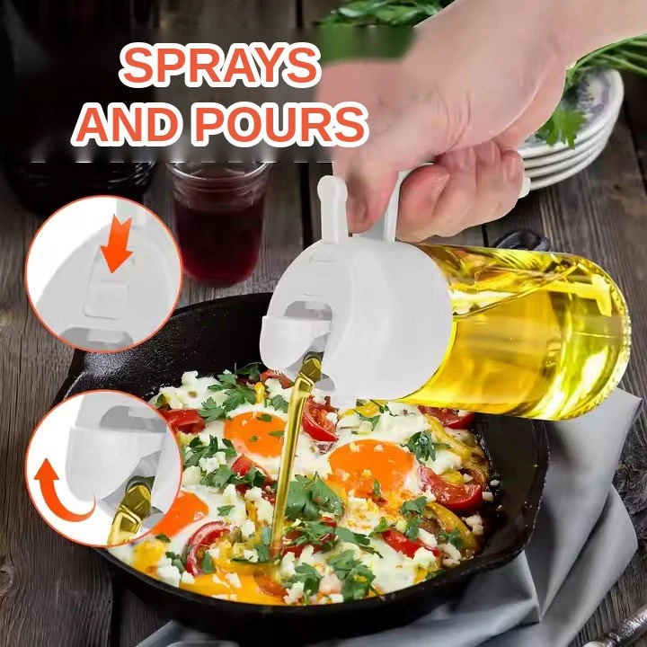 Aliejaus purkštuvas ir pilstytuvas FIT2 2-in-1, stiklinis, 470 ml