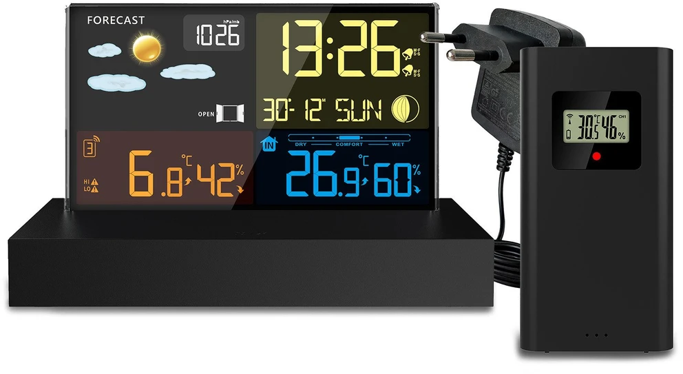 Berdsen Juoda orų stotis su ekranu BD-912