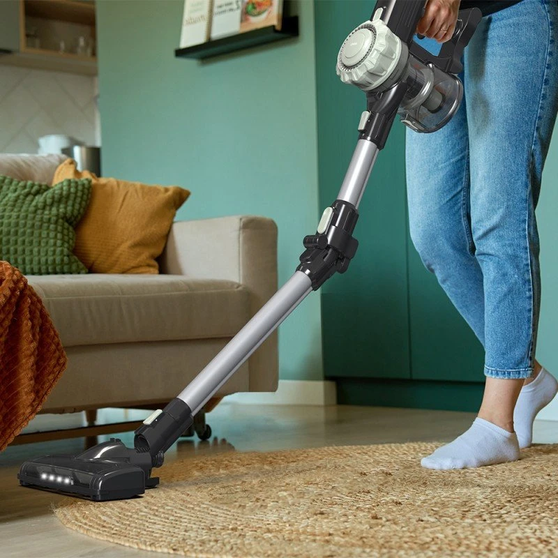 Belaidis vertikalus dulkių siurblys Livoo DOH138V 150W 10 kPa su lanksčiu vamzdžiu ir HEPA filtru, šalavijų žalias