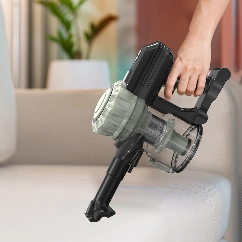 Belaidis vertikalus dulkių siurblys Livoo DOH138V 150W 10 kPa su lanksčiu vamzdžiu ir HEPA filtru, šalavijų žalias