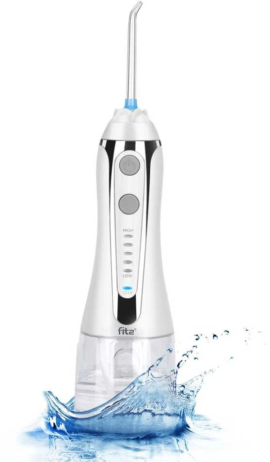 Burnos irigatorius FIT2 HF2 Extra Care su 5 režimais, 6 antgaliais, 300 ml