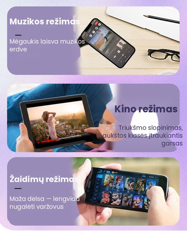 Belaidės ausinės FIT2 A9PRO, dėžutė su liečiamu ekranu, baltos aprašymas - Prekės nuotrauka