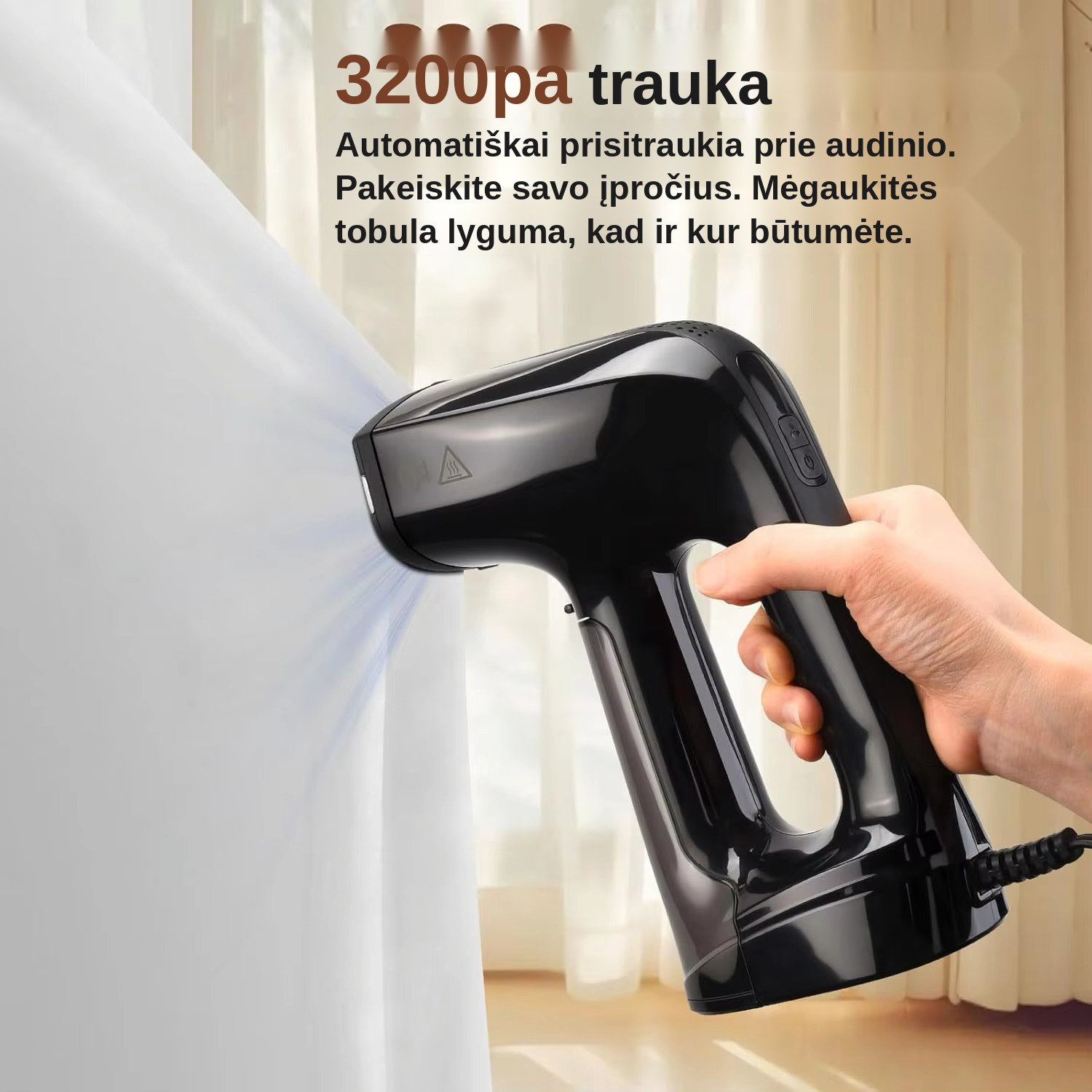 Garų lygintuvas su siurbimo funkcija FIT2 SteamPro aprašymas - Prekės nuotrauka