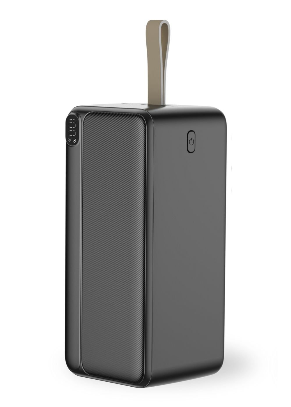 Greitojo įkrovimo išorinė baterija FIT2 K55 50000mAh 22.5W PD+QC su LED ekranu, juoda aprašymas - Prekės nuotrauka