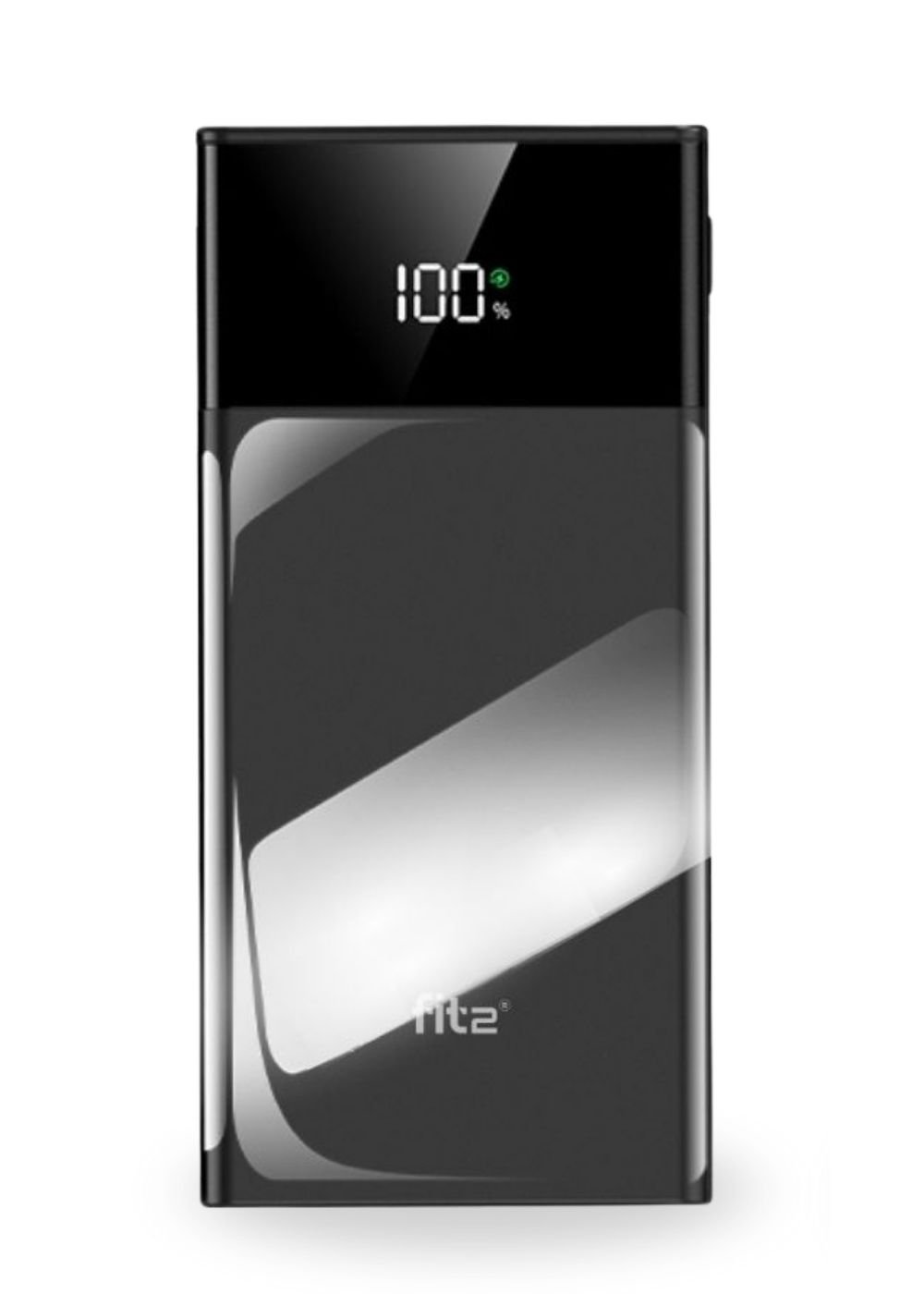 Greitojo įkrovimo išorinė baterija FIT2 K100 20000mAh 22.5W PD su LED ekranu, juoda aprašymas - Prekės nuotrauka