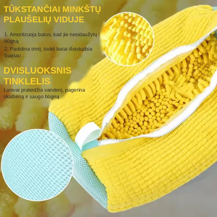 Krepšys avalynės skalbimui FIT2, 39 x 19 cm aprašymas - Prekės nuotrauka