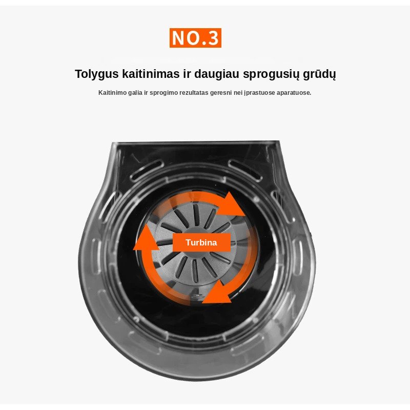 Spragėsių gamybos aparatas FIT2, be aliejaus aprašymas - Prekės nuotrauka