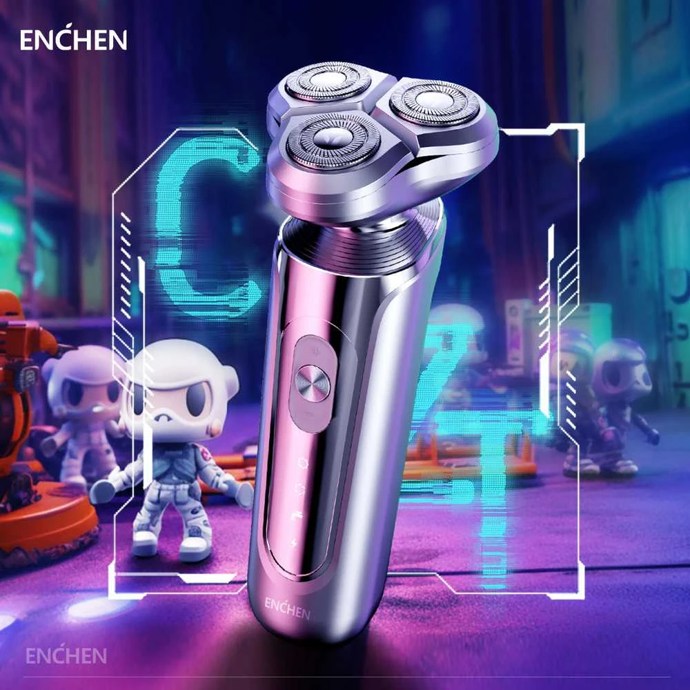 Elektrinė skutimosi mašinėlė ENCHEN X2 Sidabrinis Series