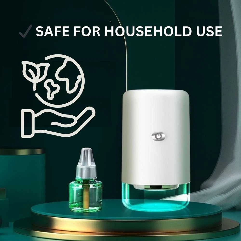 Elektrinis uodų garintuvas FIT2 HH268 su USB maitinimu, skystis 45 ml, 35 m²