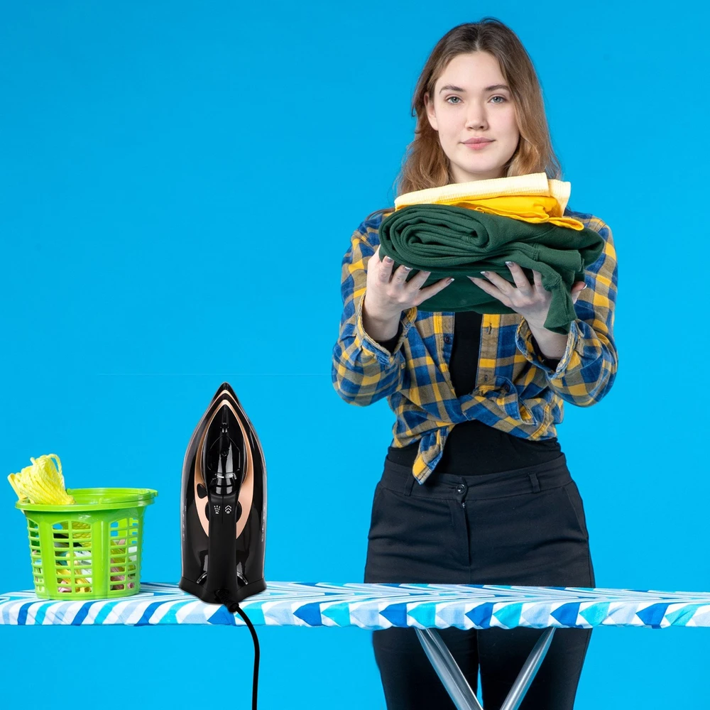 Retoo Lygintuvas 8 viename garinis lygintuvas, didelės galios, 2600 W, keraminė danga, apsauga nuo lašėjimo, apsauga nuo kalkių