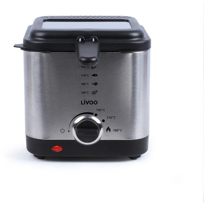 Gruzdintuvė Livoo DOC240 1,5 l 900 W su reguliuojamu termostatu, pilka