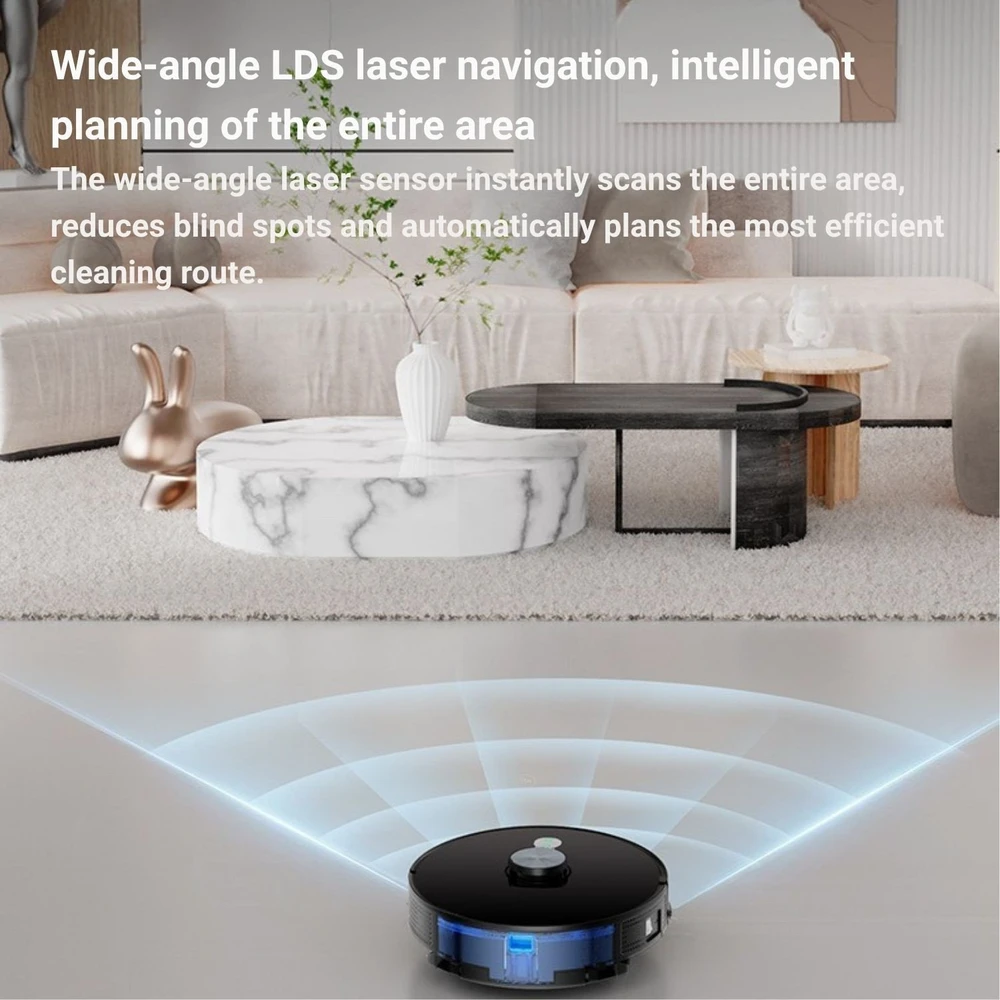Išmanus dulkių siurblys robotas FIT2 RoboSweep A8 su LiDAR navigacija