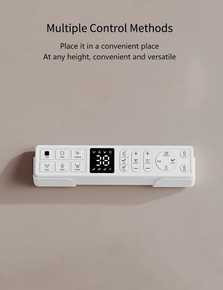 Išmanusis klozetas FIT2 SmartHome 9015 — pakabinamas, su šildoma sėdyne, bide funkcija, džiovinimu ir UV dezinfekcija