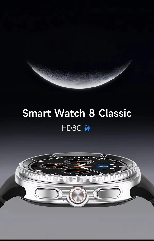 Išmanusis laikrodis FIT2 HD8C Classic, juodas