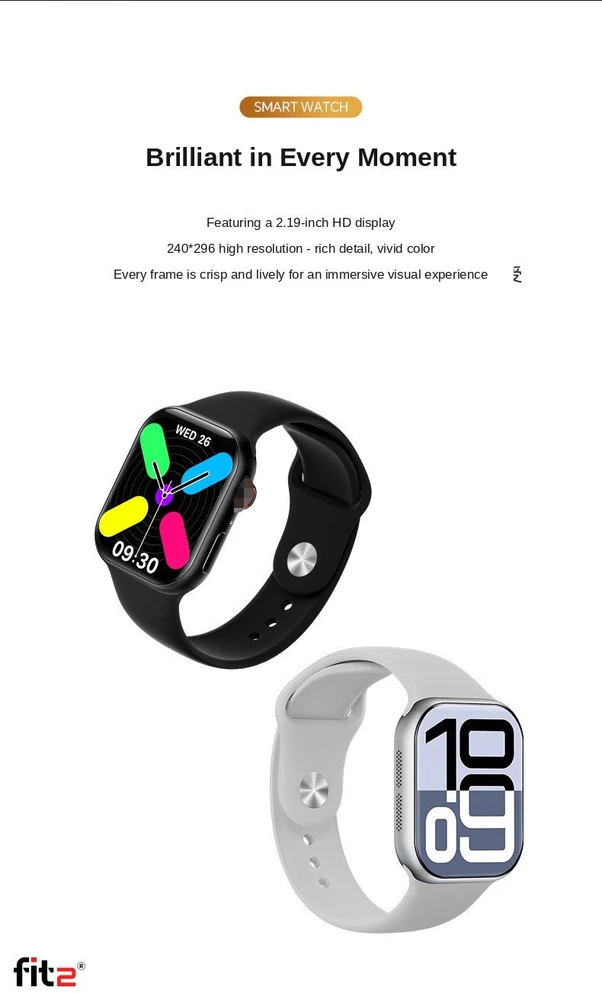 Išmanusis laikrodis FIT2 S12 ProMax, baltas
