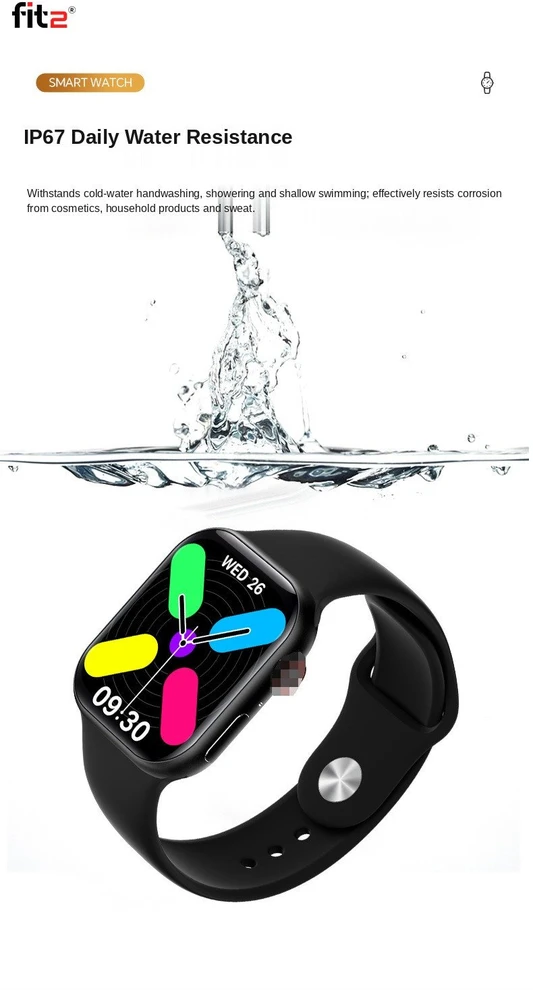 Išmanusis laikrodis FIT2 S12 ProMax, baltas