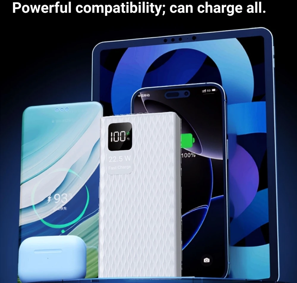 Išorinė baterija FIT2 1283 10000 mAh, 22.5W greitas įkrovimas