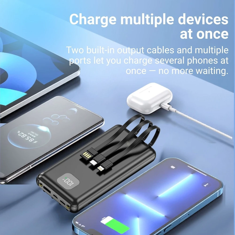 Išorinė baterija FIT2 DX100 20000 mAh, 22.5W greitas įkrovimas