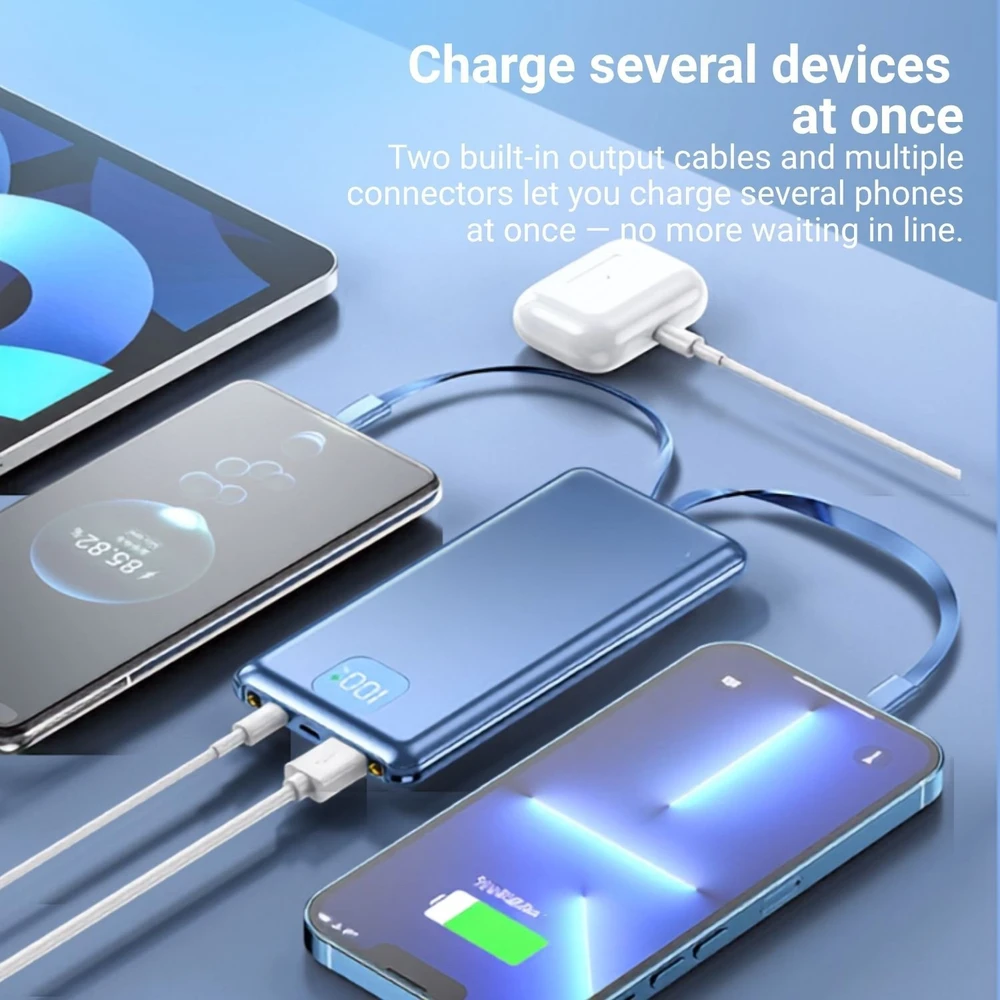 Išorinė baterija FIT2 DX99 10000 mAh, 22.5W greitas įkrovimas
