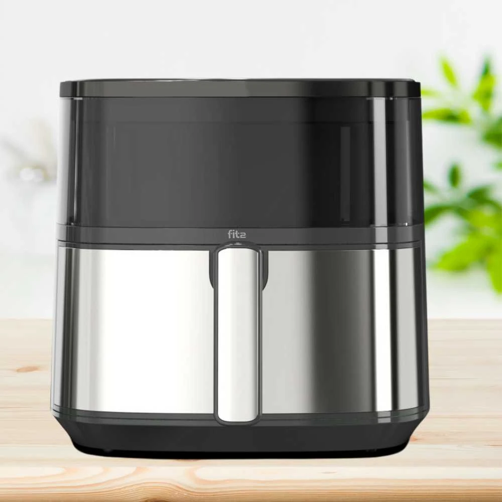 Karšto oro gruzdintuvė FIT2 553R 6L 1400W su 6 programomis ir langu