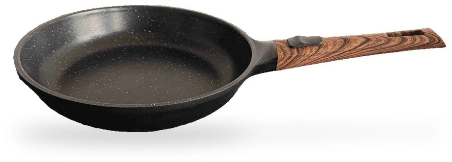 Keptuvė FIT2 ClickPan su nesvylančia danga, nuimama rankena 24 cm juoda
