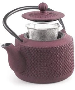 Ketinis arbatinukas IBILI 627308 Yunan 0,8 l su nerūdijančiojo plieno sieteliu, violetinis
