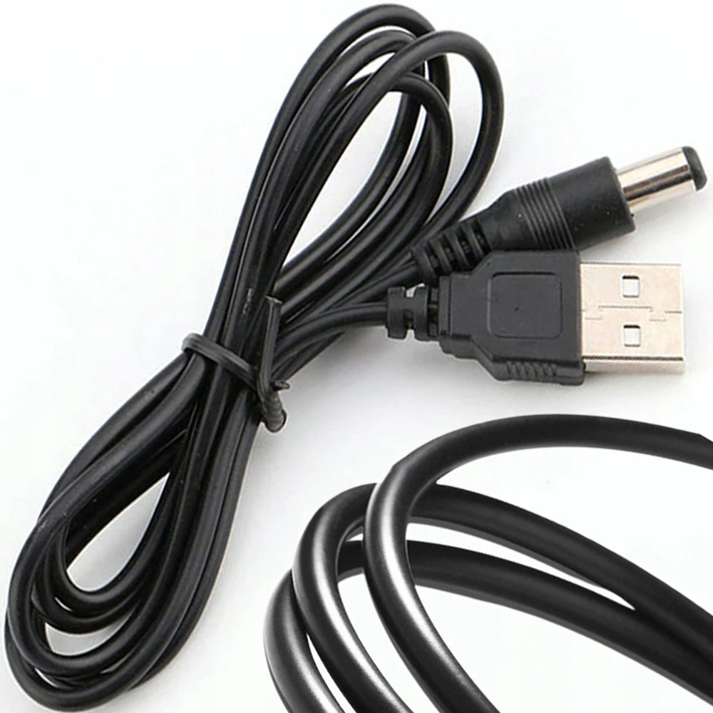Retoo Kabelis Maitinimo laidas USB nuolatinės srovės įkroviklis 5,5 mm 5 V universalus energiją taupantis