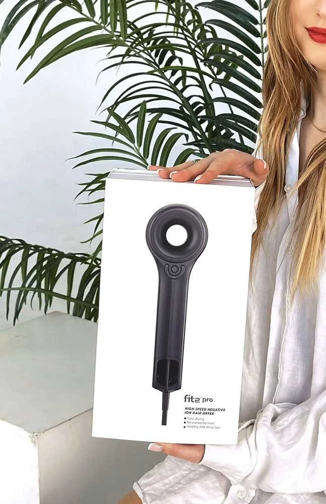 Plaukų džiovintuvas FIT2 PRO G1 Ultra Ionic 110000 rpm bešepetėlis, neigiami jonai, 60 m/s