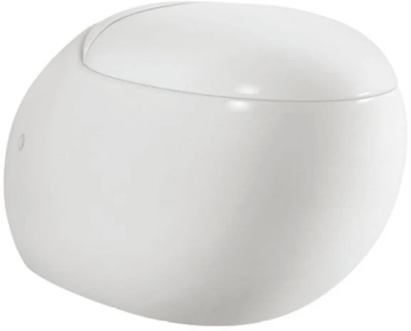 Pakabinamas kiaušinio formos klozetas FIT2 7012, 590 mm, su lėto nusileidimo dangčiu, dvigubas nuleidimas 3/6 L, su